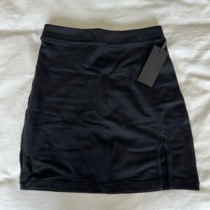 NWT h:ours Black Mini Skirt